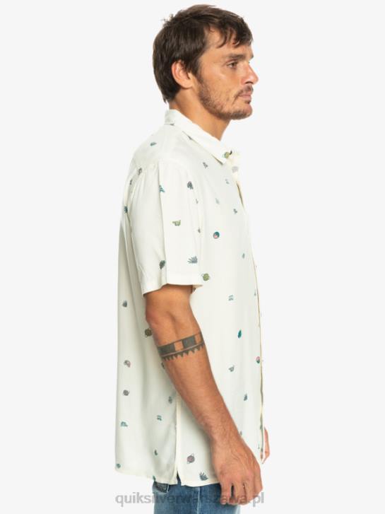 mężczyźni Quiksilver Koszula minimark z krótkim rękawem 4DBV1226 brzoza minimark