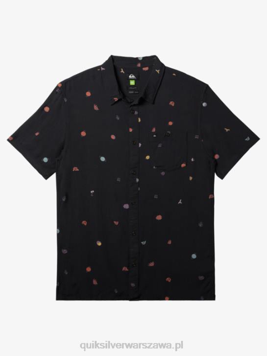 mężczyźni Quiksilver Koszula minimark z krótkim rękawem 4DBV1227 minimarka asfaltu