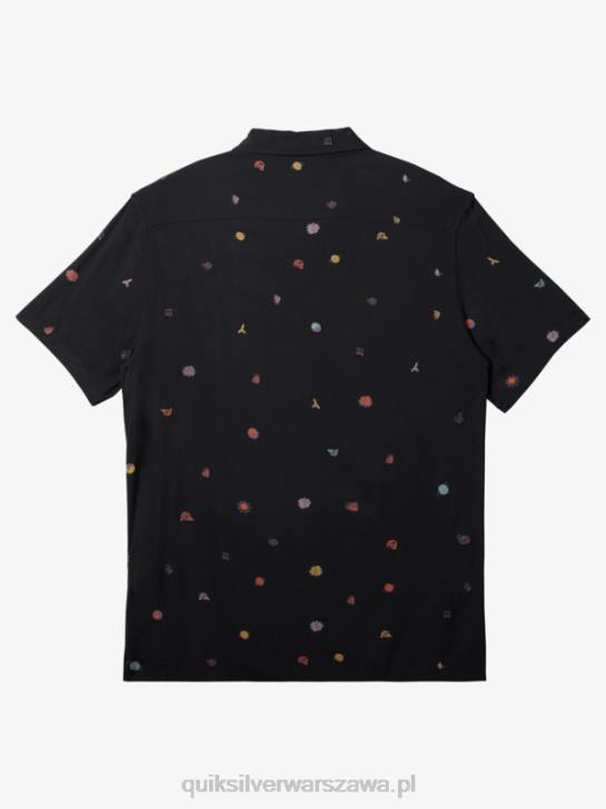 mężczyźni Quiksilver Koszula minimark z krótkim rękawem 4DBV1227 minimarka asfaltu