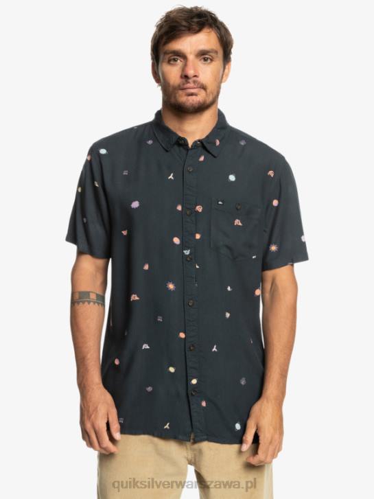 mężczyźni Quiksilver Koszula minimark z krótkim rękawem 4DBV1227 minimarka asfaltu