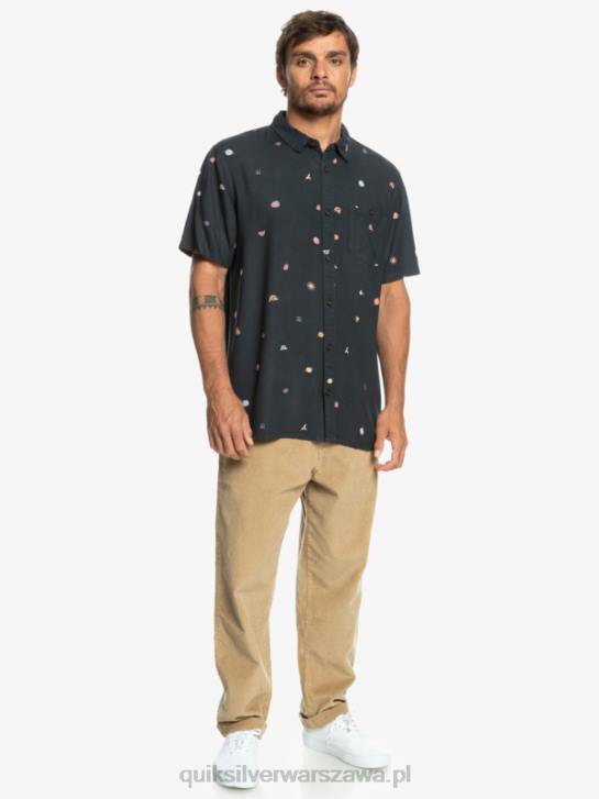 mężczyźni Quiksilver Koszula minimark z krótkim rękawem 4DBV1227 minimarka asfaltu