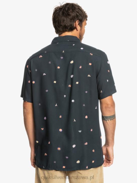 mężczyźni Quiksilver Koszula minimark z krótkim rękawem 4DBV1227 minimarka asfaltu