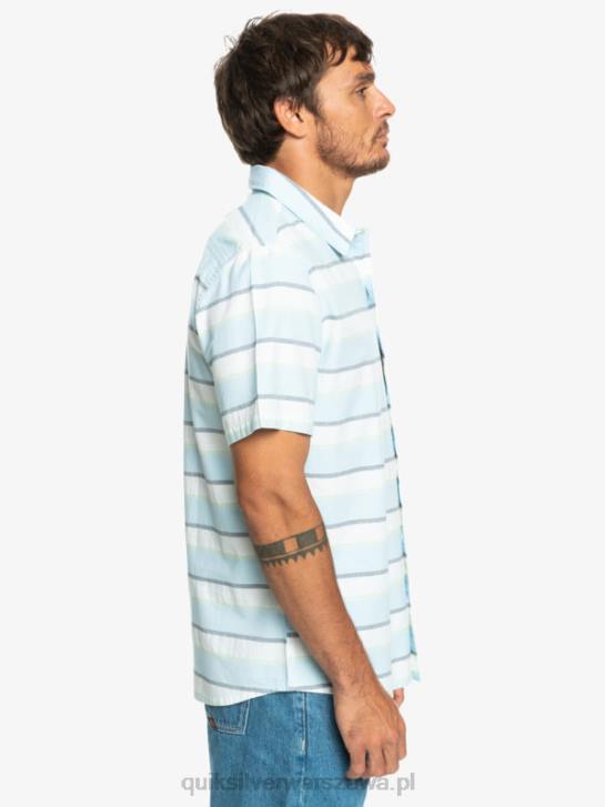 mężczyźni Quiksilver Koszulka Cali Sunrise z krótkim rękawem 4DBV1206 biały kalifornijski wschód słońca 231