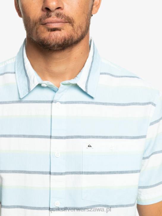 mężczyźni Quiksilver Koszulka Cali Sunrise z krótkim rękawem 4DBV1206 biały kalifornijski wschód słońca 231