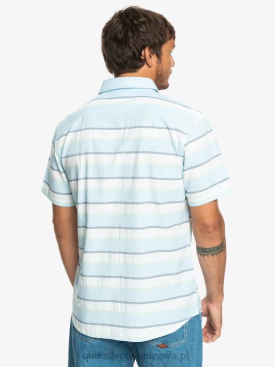 mężczyźni Quiksilver Koszulka Cali Sunrise z krótkim rękawem 4DBV1206 biały kalifornijski wschód słońca 231
