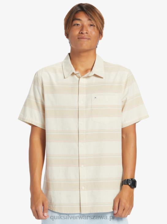 mężczyźni Quiksilver Koszulka Cali Sunrise z krótkim rękawem 4DBV445 brzoza cali ul