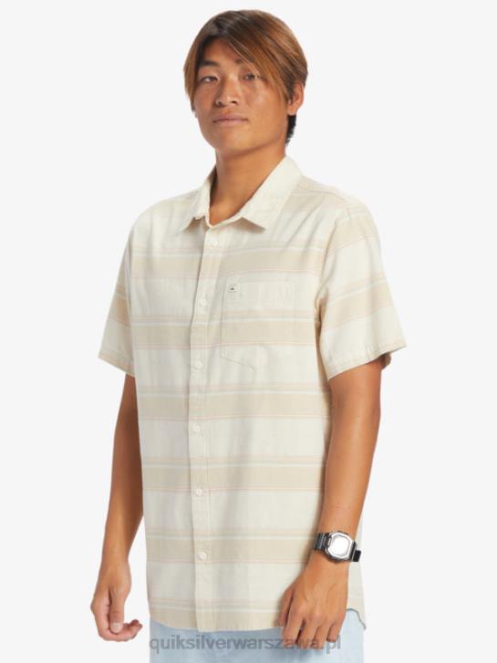 mężczyźni Quiksilver Koszulka Cali Sunrise z krótkim rękawem 4DBV445 brzoza cali ul