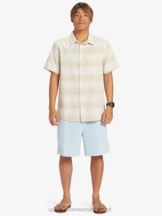 mężczyźni Quiksilver Koszulka Cali Sunrise z krótkim rękawem 4DBV445 brzoza cali ul