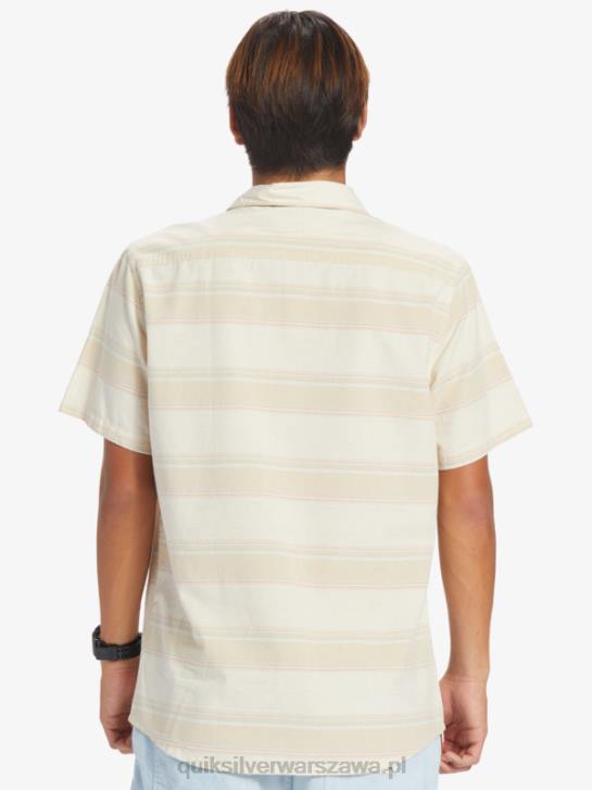 mężczyźni Quiksilver Koszulka Cali Sunrise z krótkim rękawem 4DBV445 brzoza cali ul