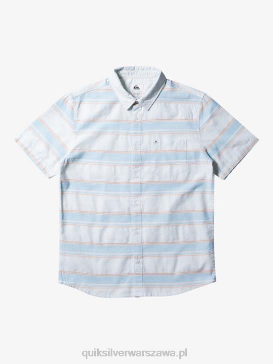 mężczyźni Quiksilver Koszulka Cali Sunrise z krótkim rękawem 4DBV447 Błękitna Kalifornia ul