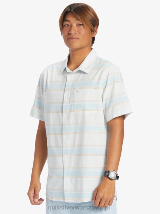 mężczyźni Quiksilver Koszulka Cali Sunrise z krótkim rękawem 4DBV447 Błękitna Kalifornia ul