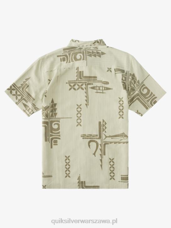 mężczyźni Quiksilver Koszulka Waterman Big Cat z krótkim rękawem 4DBV863 herbata duży połów