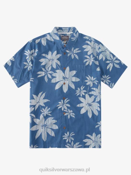 mężczyźni Quiksilver Koszulka Waterman Hot Nights z krótkim rękawem 4DBV1488 chorąży niebieski gorące noce