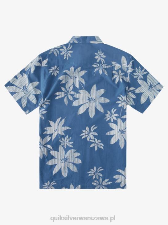 mężczyźni Quiksilver Koszulka Waterman Hot Nights z krótkim rękawem 4DBV1488 chorąży niebieski gorące noce