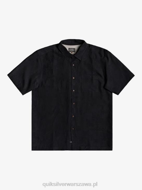 mężczyźni Quiksilver Koszulka Waterman Kelpies Bay z krótkim rękawem 4DBV1357 czarny
