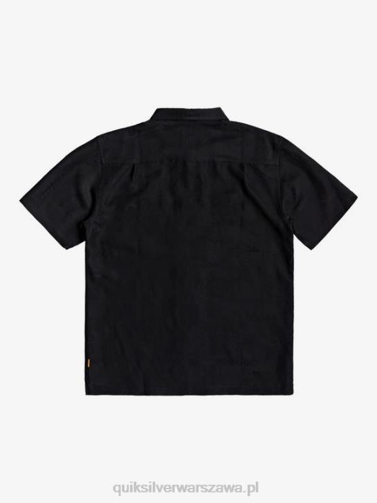 mężczyźni Quiksilver Koszulka Waterman Kelpies Bay z krótkim rękawem 4DBV1357 czarny