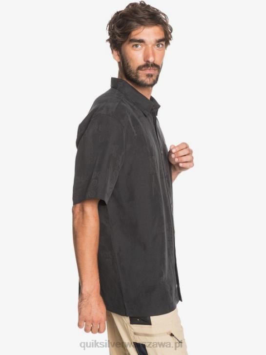 mężczyźni Quiksilver Koszulka Waterman Kelpies Bay z krótkim rękawem 4DBV1357 czarny