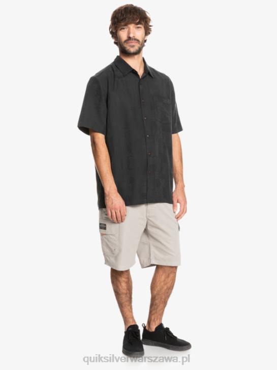 mężczyźni Quiksilver Koszulka Waterman Kelpies Bay z krótkim rękawem 4DBV1357 czarny