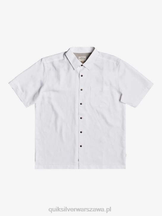 mężczyźni Quiksilver Koszulka Waterman Kelpies Bay z krótkim rękawem 4DBV1358 biały