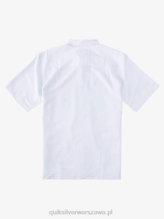 mężczyźni Quiksilver Koszulka Waterman Kings Cliff z krótkim rękawem 4DBV281 klif białych królów