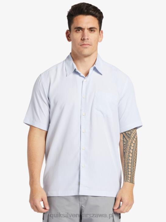 mężczyźni Quiksilver Koszulka Waterman Kings Cliff z krótkim rękawem 4DBV281 klif białych królów
