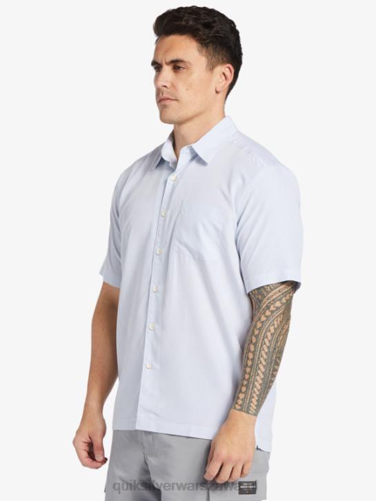 mężczyźni Quiksilver Koszulka Waterman Kings Cliff z krótkim rękawem 4DBV281 klif białych królów