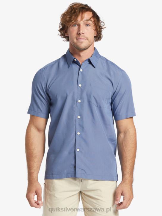 mężczyźni Quiksilver Koszulka Waterman Kings Cliff z krótkim rękawem 4DBV282 klif chorążych niebieskich królów