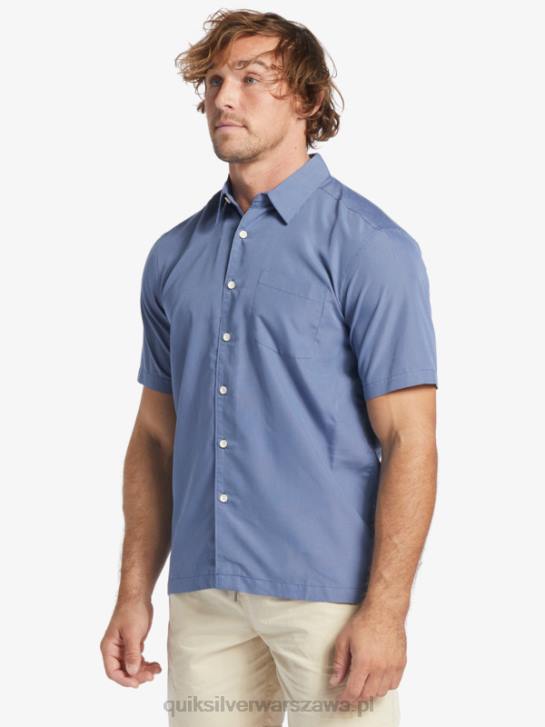 mężczyźni Quiksilver Koszulka Waterman Kings Cliff z krótkim rękawem 4DBV282 klif chorążych niebieskich królów
