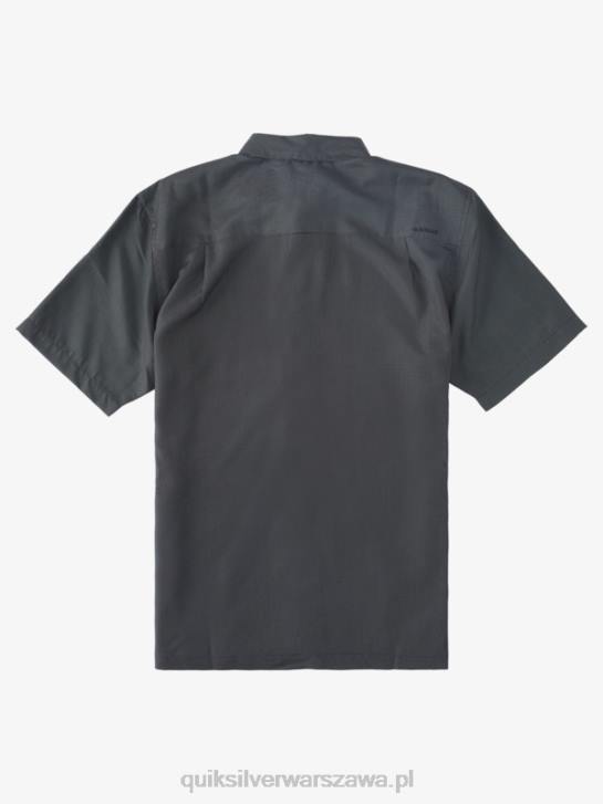 mężczyźni Quiksilver Koszulka Waterman Kings Cliff z krótkim rękawem 4DBV283 klif czarnych królów