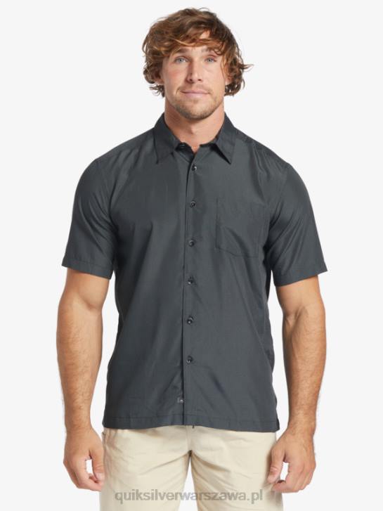 mężczyźni Quiksilver Koszulka Waterman Kings Cliff z krótkim rękawem 4DBV283 klif czarnych królów