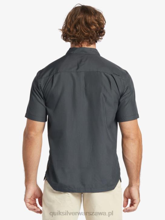 mężczyźni Quiksilver Koszulka Waterman Kings Cliff z krótkim rękawem 4DBV283 klif czarnych królów