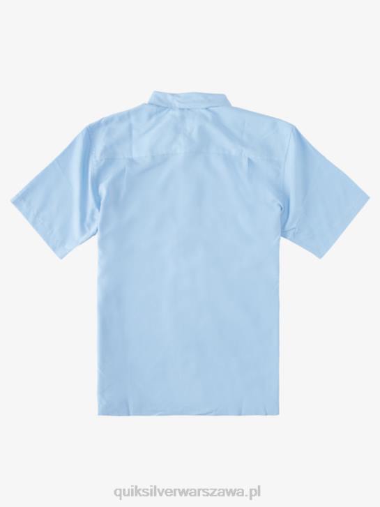 mężczyźni Quiksilver Koszulka Waterman Kings Cliff z krótkim rękawem 4DBV285 klif niebieskiego króla zmierzchu