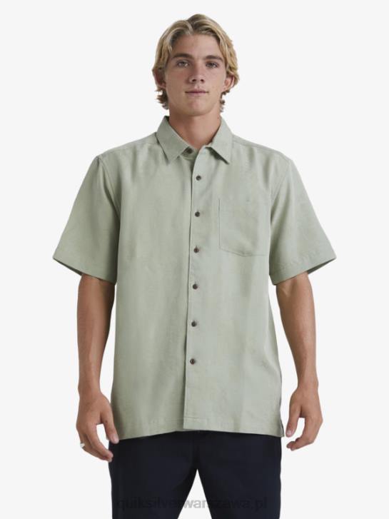 mężczyźni Quiksilver Koszulka Waterman Manele Bay z krótkim rękawem 4DBV801 herbata