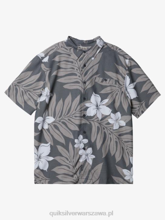 mężczyźni Quiksilver Koszulka Waterman Shonan z krótkim rękawem 4DBV993 ciemny łupek