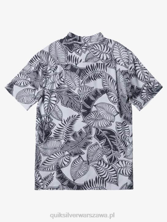 mężczyźni Quiksilver Koszulka Waterman Siesta z krótkim rękawem 4DBV1365 czarny biały