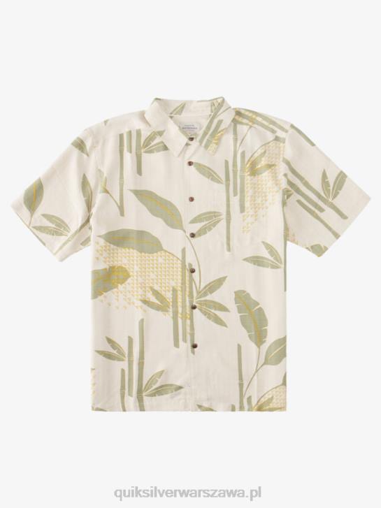 mężczyźni Quiksilver Koszulka Waterman Surf Riff z krótkim rękawem 4DBV838 surfowy riff z brązowego ryżu