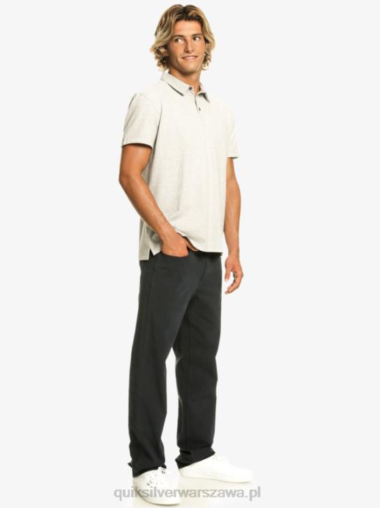 mężczyźni Quiksilver Koszulka polo z krótkim rękawem Sunset Cruise 4DBV475 jasnoszary wrzos