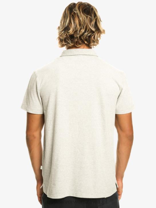 mężczyźni Quiksilver Koszulka polo z krótkim rękawem Sunset Cruise 4DBV475 jasnoszary wrzos