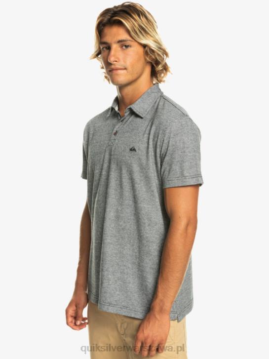 mężczyźni Quiksilver Koszulka polo z krótkim rękawem Sunset Cruise 4DBV476 czarny