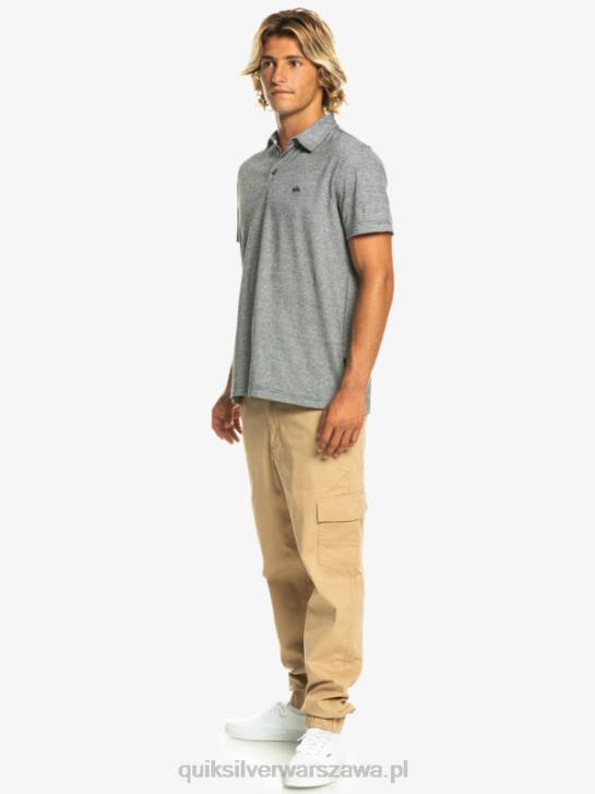 mężczyźni Quiksilver Koszulka polo z krótkim rękawem Sunset Cruise 4DBV476 czarny