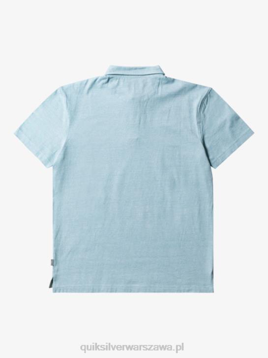 mężczyźni Quiksilver Koszulka polo z krótkim rękawem Sunset Cruise 4DBV477 kamea niebieski