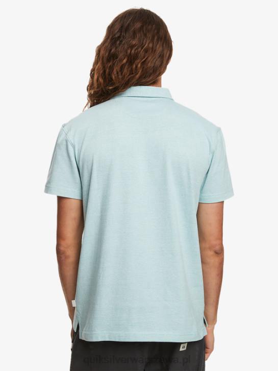 mężczyźni Quiksilver Koszulka polo z krótkim rękawem Sunset Cruise 4DBV477 kamea niebieski