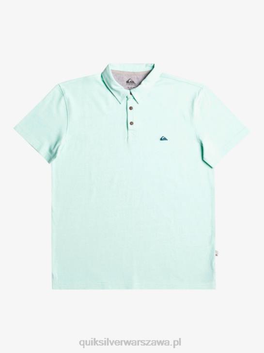 mężczyźni Quiksilver Koszulka polo z krótkim rękawem Sunset Cruise 4DBV481 szkło plażowe