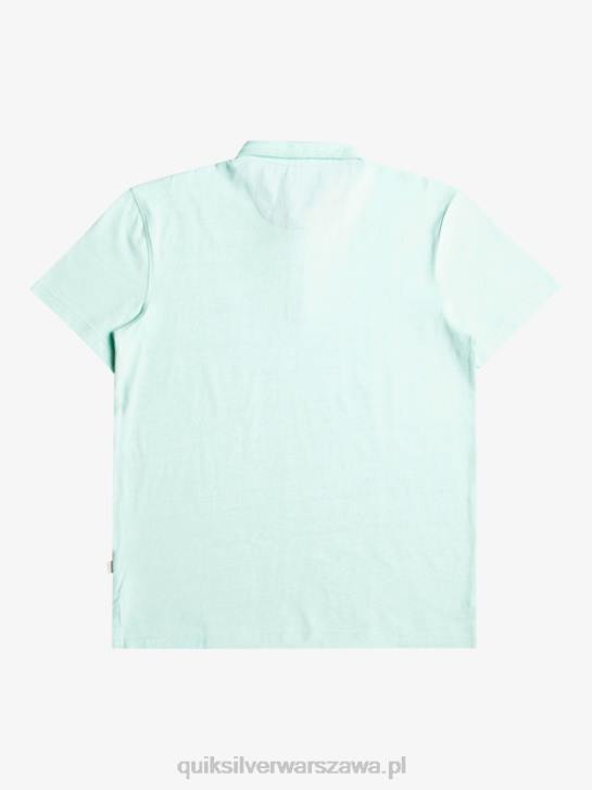 mężczyźni Quiksilver Koszulka polo z krótkim rękawem Sunset Cruise 4DBV481 szkło plażowe