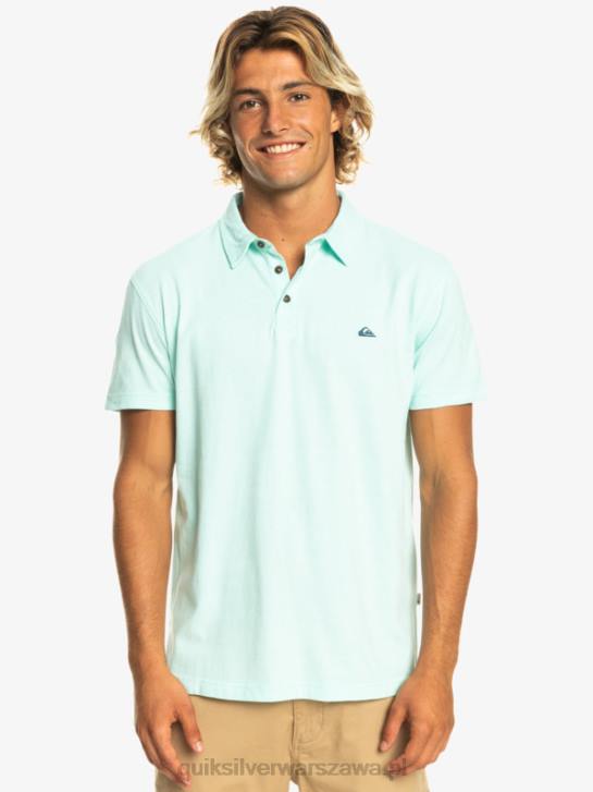 mężczyźni Quiksilver Koszulka polo z krótkim rękawem Sunset Cruise 4DBV481 szkło plażowe