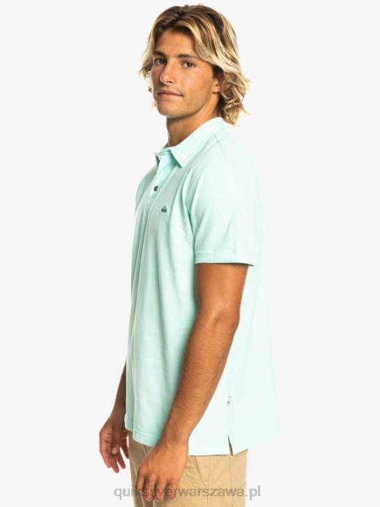 mężczyźni Quiksilver Koszulka polo z krótkim rękawem Sunset Cruise 4DBV481 szkło plażowe
