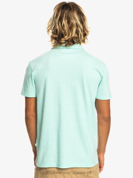 mężczyźni Quiksilver Koszulka polo z krótkim rękawem Sunset Cruise 4DBV481 szkło plażowe