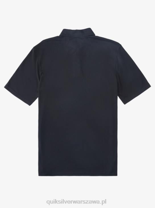 mężczyźni Quiksilver Koszulka polo z krótkim rękawem Waterman Waterpolo 4DBV245 czarny