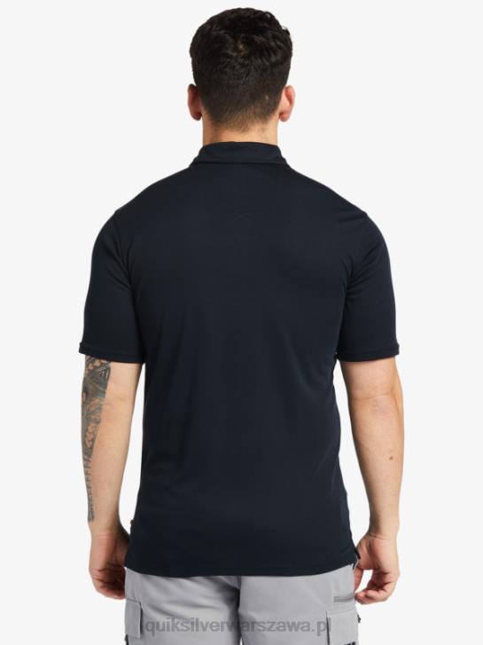 mężczyźni Quiksilver Koszulka polo z krótkim rękawem Waterman Waterpolo 4DBV245 czarny