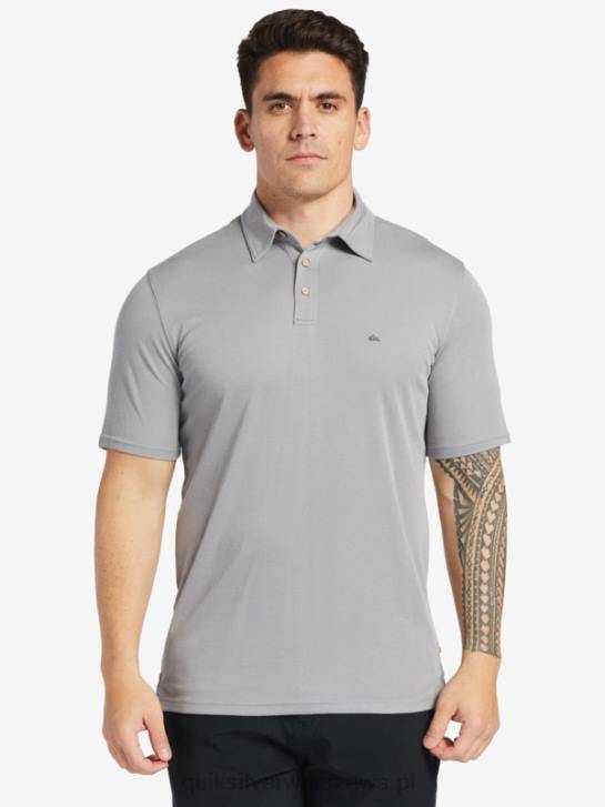 mężczyźni Quiksilver Koszulka polo z krótkim rękawem Waterman Waterpolo 4DBV247 skóra rekina